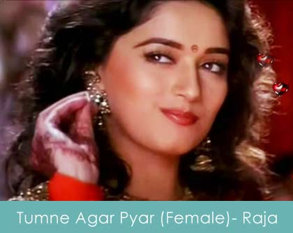 tumne agar pyar se lyrics female - raja 1995