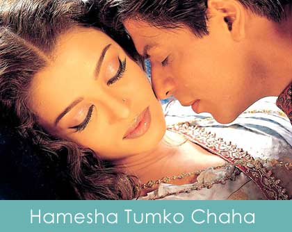 Hamesha Tumko Chaha Lyrics Devdas 2002