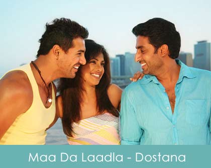 Maa Da Laadla Lyrics - Dostana 2008