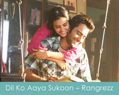 dil ko aaya sukoon lyrics rangrezz