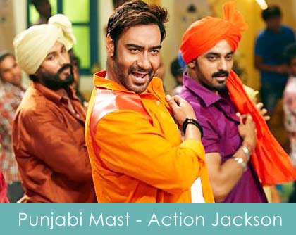 Punjabi Mast Lyrics Action Jackson 2014