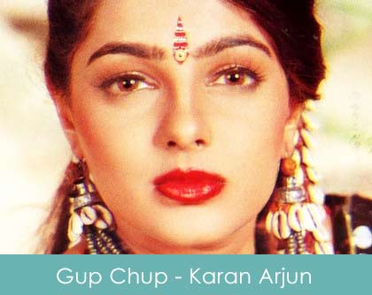 Gup Chup Lyrics Karan Arjun 1995