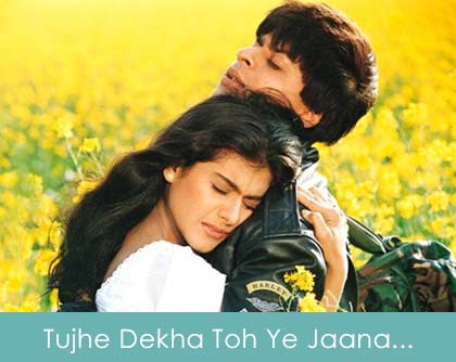 Tujhe Dekha Toh Ye Jaana Sanam Lyrics DDLJ 1995