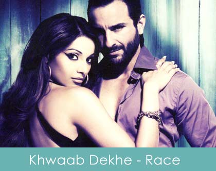 khwaab dekhe lyrics - race 2008