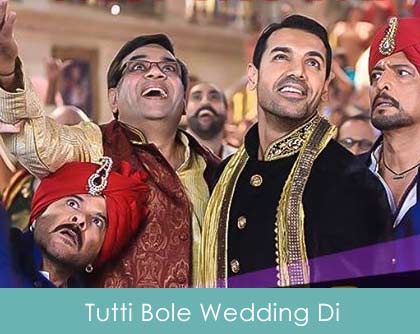Tutti Bole Wedding Di Lyrics Meet Bros Anjjan - Welcome Back 2015