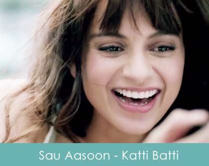 Sau Aasoon Lyrics Shankar Mahadevan - Katti Batti 2015