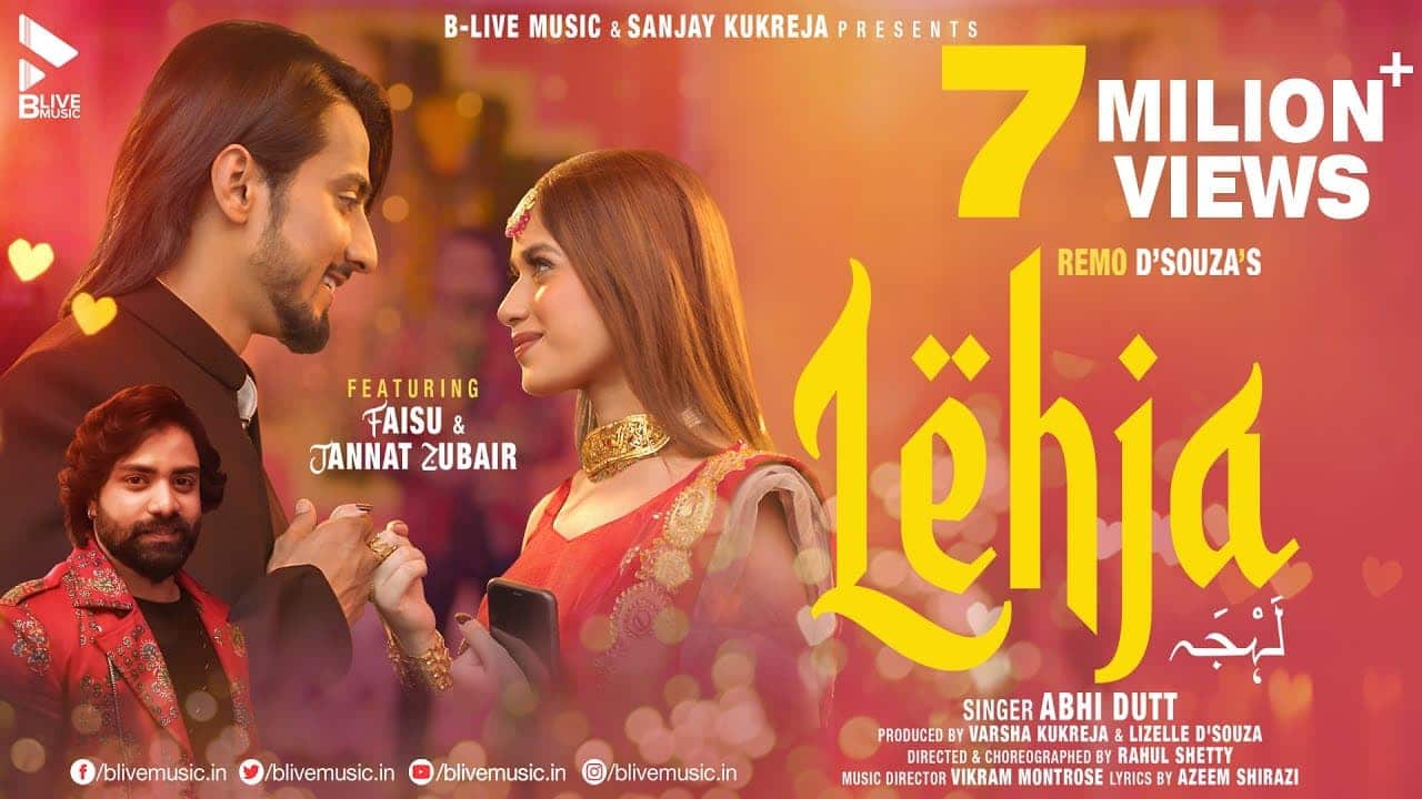 Lehja Song Lyrics - Faisu And Jannat Zubair (1)