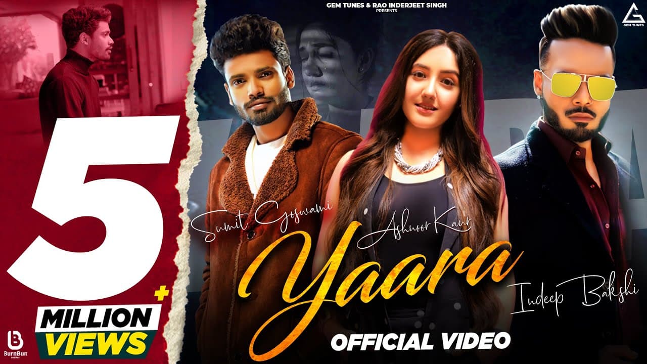 Yaara Song Lyrics - Sumit Goswami (1)